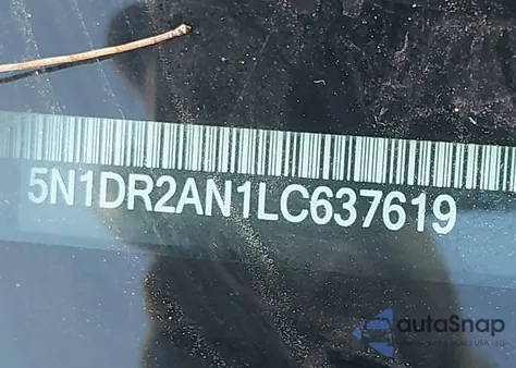 2020 Nissan Pathfinder S 2Wd z USA, uszkodzony, nr VIN 5N1DR2AN1LC637619